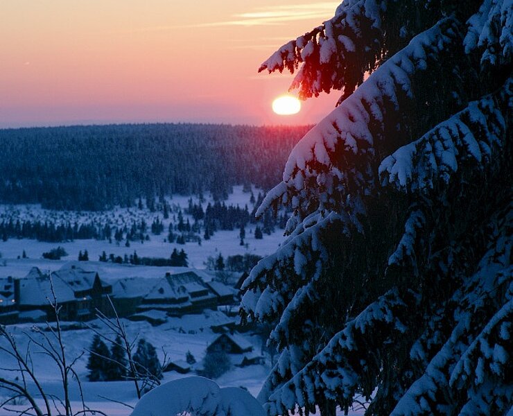 Blick vom Fichtelberg ()