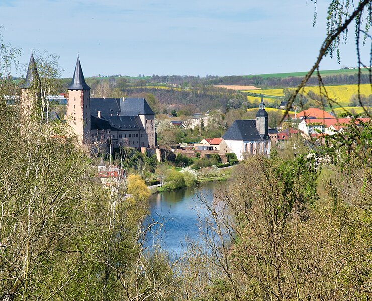Basteiblick auf Schloss Rochlitz und Petrikirche (Bastian Rakow)
