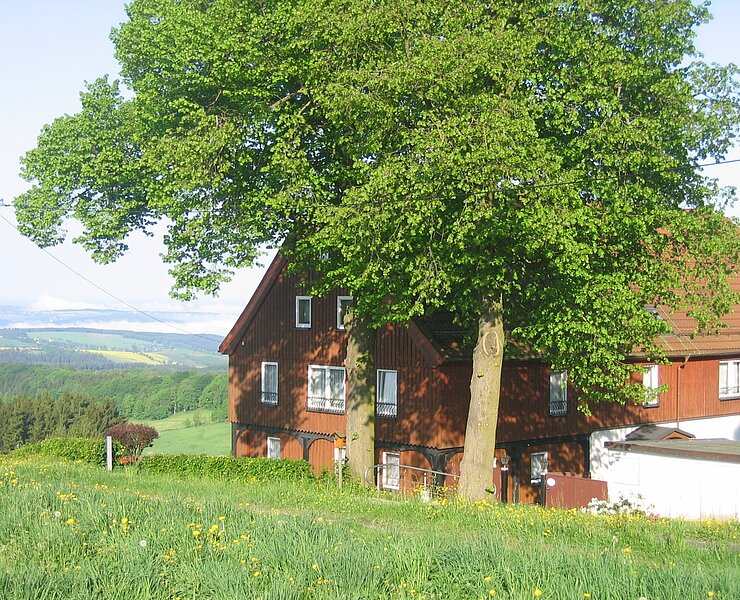 Außenansicht Vogtlandhof Hohe Reuth ()