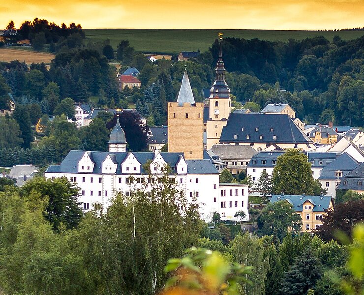 Schloss Wildeck mit Tourist-Info in der Motorradstadt Zschopau (Stadt Zschopau Schloss Wildeck)