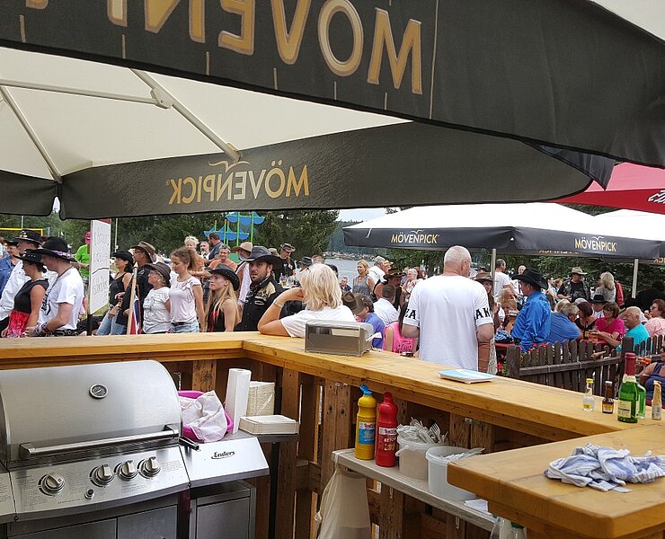 Biergarten im Campingpark (Sylvio Kern)