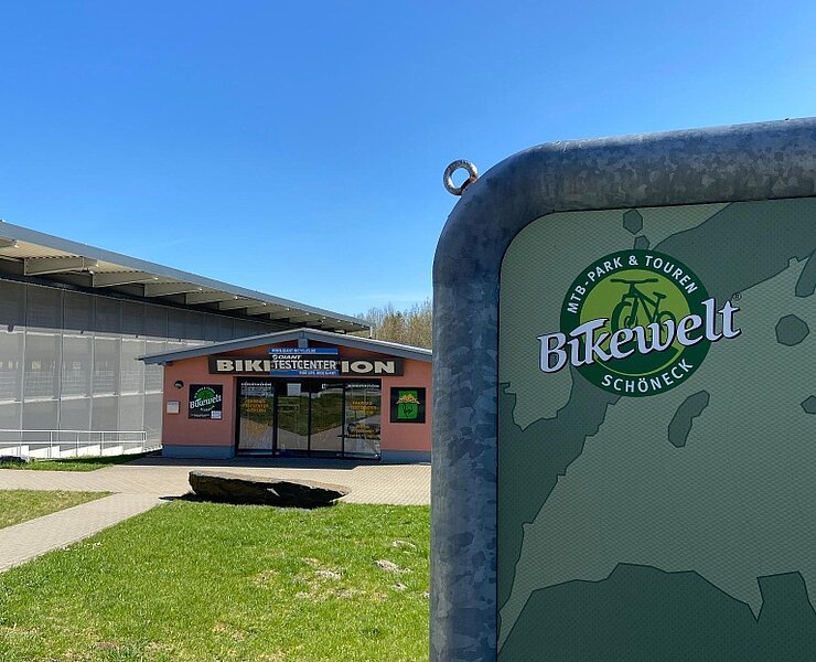 Start an der Bikestation Schöneck (André Wagenknecht)