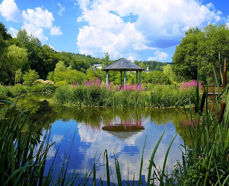 Wiesenbader Kurpark (Kurgesellschaft Thermalbad Wiesenbad, B. Herrmann)