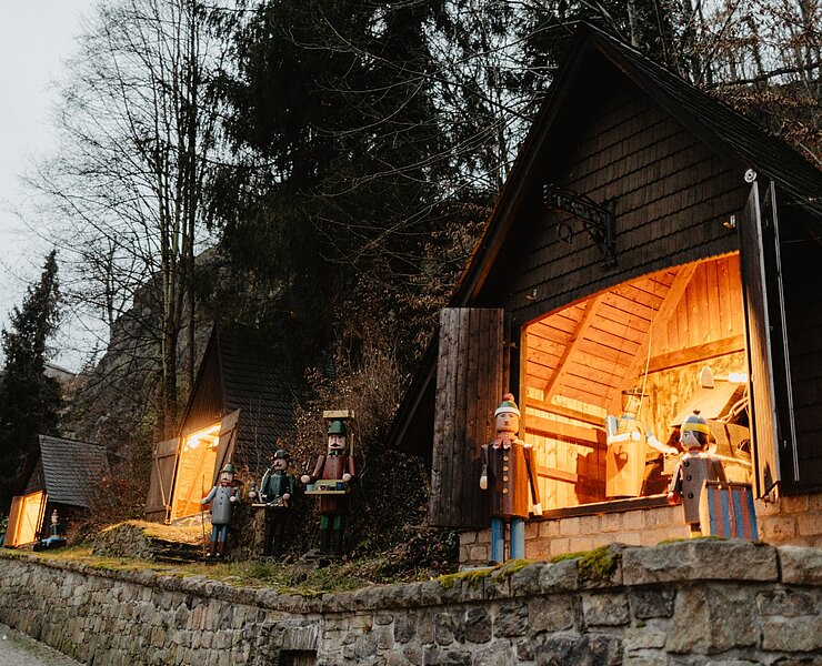 Großer Weihnachtsberg in Schwarzenberg im Erzgebirge (Tourismusverband Erzgebirge e.V. | Anna Schalling)