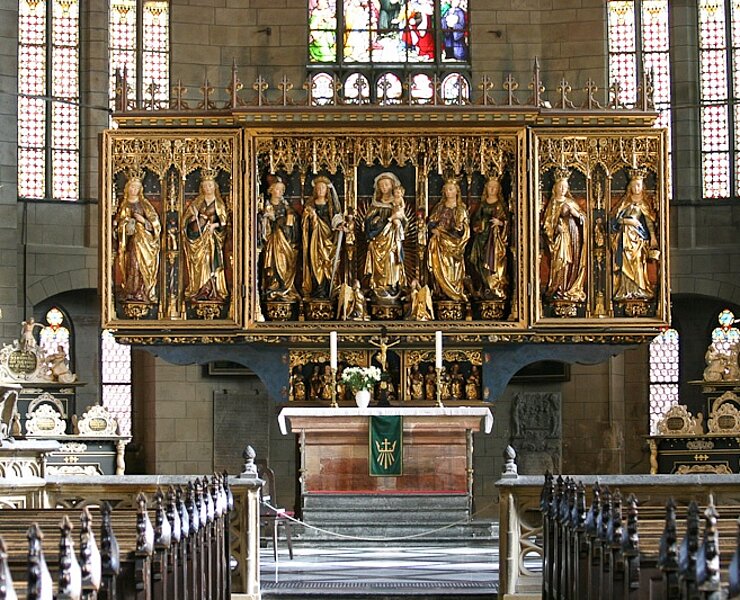 Flügelaltar im Dom St. Marien Zwickau ()
