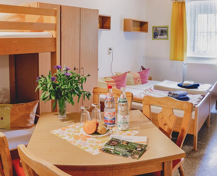 Mehrbettzimmer der Jugendherberge Grumbach (DJH Redaktion)