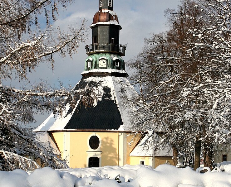 Bergkirche Winter (Eva Schalling)