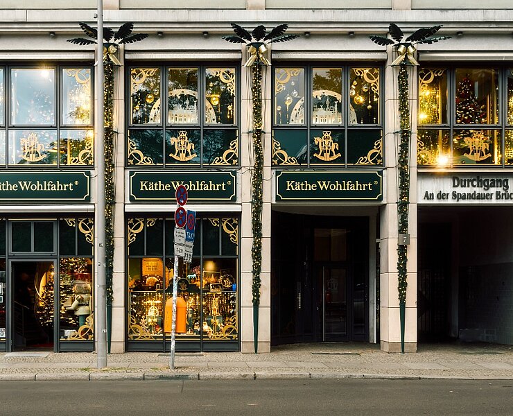 Fachgeschäft für erzgebirgische Volkskunst Käthe Wohlfahrt in Berlin (Käthe Wohlfahrt KG)