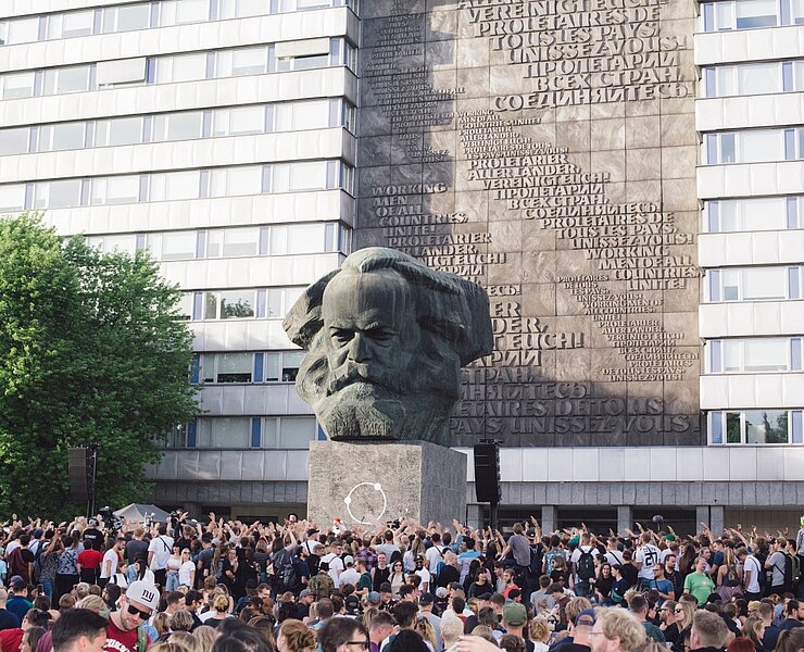 Karl-Marx-Monument in Chemnitz (Nils Lucas)