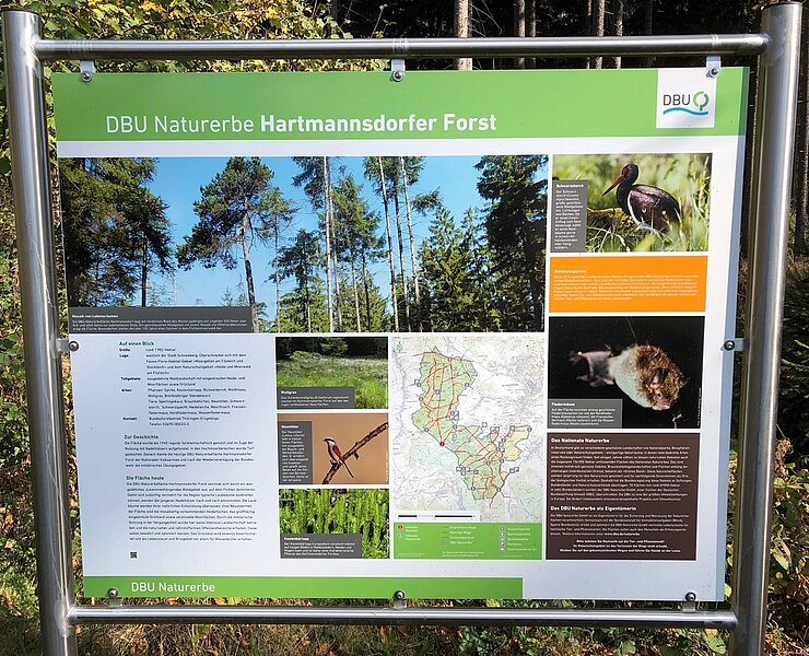 DBU Informationstafel (Christfried Nicolaus, Hartmannsdorf)