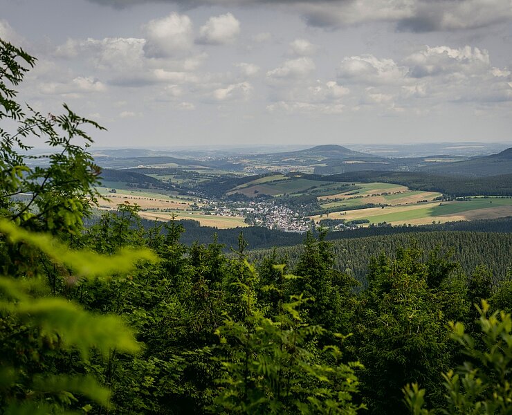 Blick vom Amtsfelsen (Dirk Rückschloss)