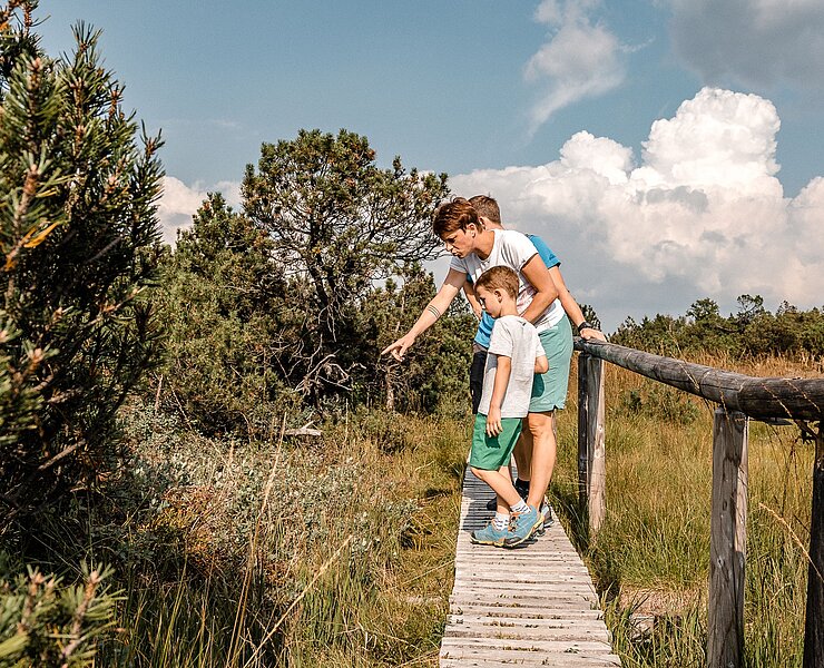 Familie im Georgenfelder Hochmoor (Phillip Maethner)