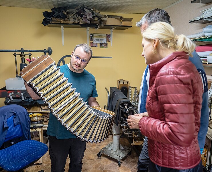 Bandoneon-Hersteller Carlsfeld (Dennis Stratmann)