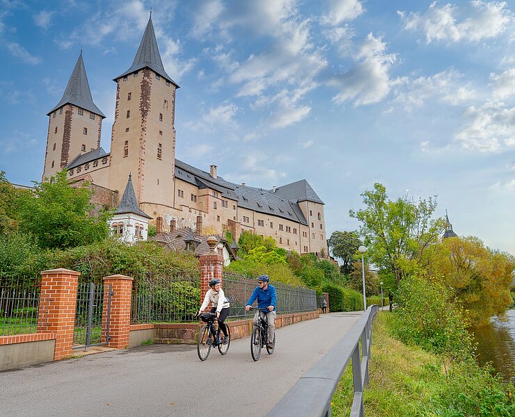 Schloss Rochlitz liegt direkt am Mulderadweg (Tom Williger, www.tomwilliger.de)