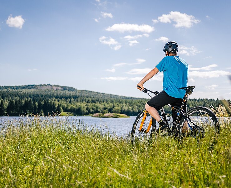 Radfahren in der Urlaubsregion Altenberg (Phillip Maethner)