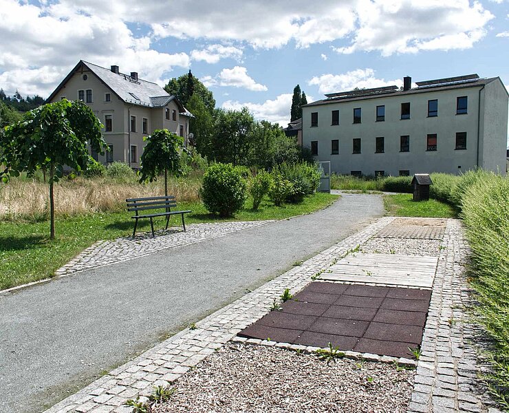 Barfußparcours in Thalheim (Greifensteinregion)