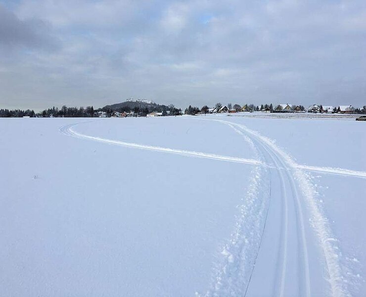 Unsere Loipe hat Weitsicht ;-) (Sabine May)