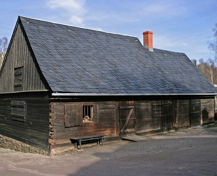 Montanlandschaft Schneeberg / Siebenschlehener Pochwerk - Kobaltkammern (WFE GmbH)