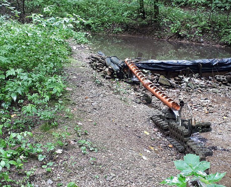 Wasserrad am Gansbach (Stadt Zschopau Schloss Wildeck)