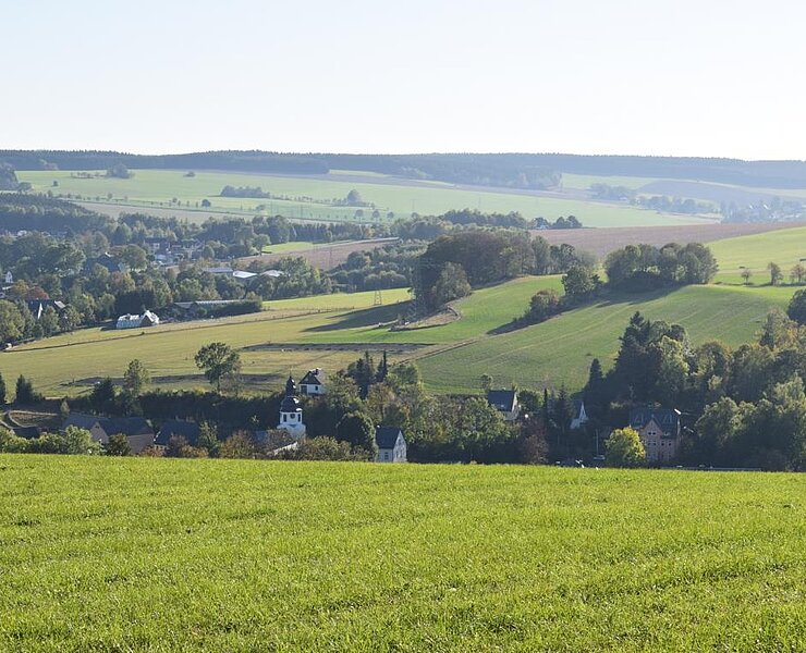 Blick auf Auerbach (Corinna Bergelt)