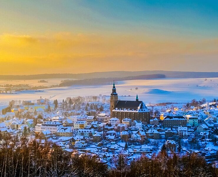 Stadtansicht Schneeberg (Stadtverwaltung Schneeberg)