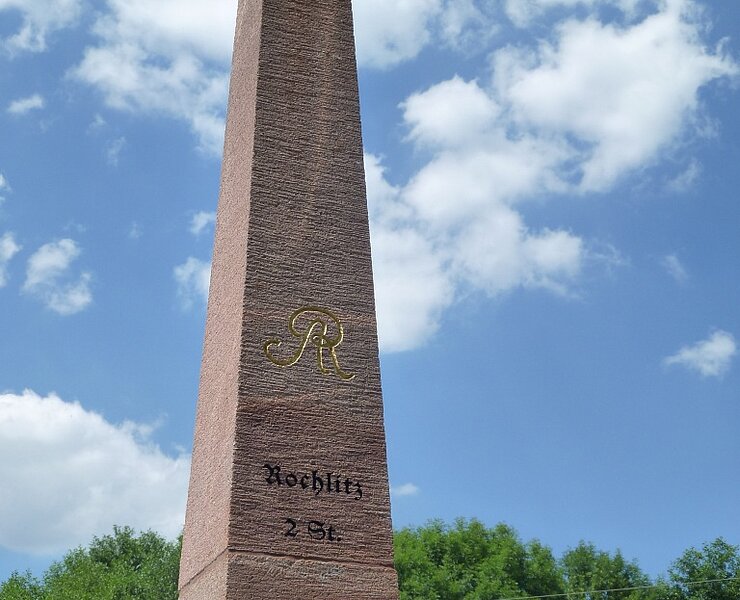 Postmeilensäule Erlau - Detail (Nadin Poster)