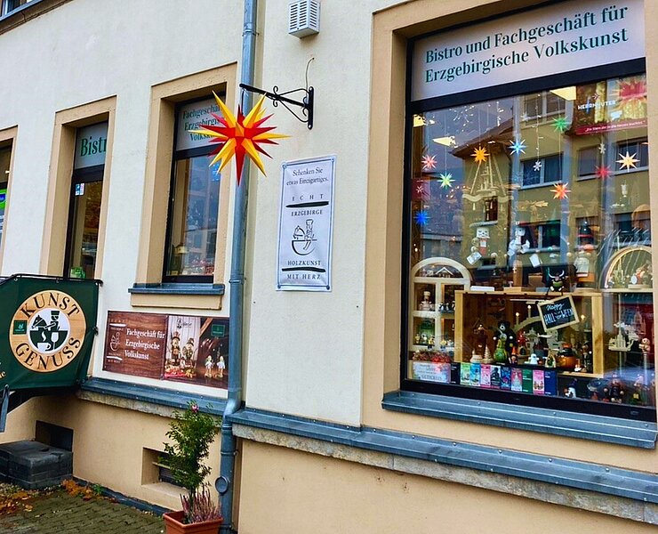 Fachgeschäft für erzgebirgische Volkskunst Kunst_Genuss in Dresden (Swaantje Bär/ Michael Schmidt)