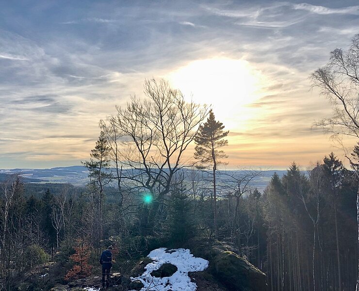 Ausblick vom Kleinen Hirschenstein (Christfried Nicolaus, Hartmannsdorf)