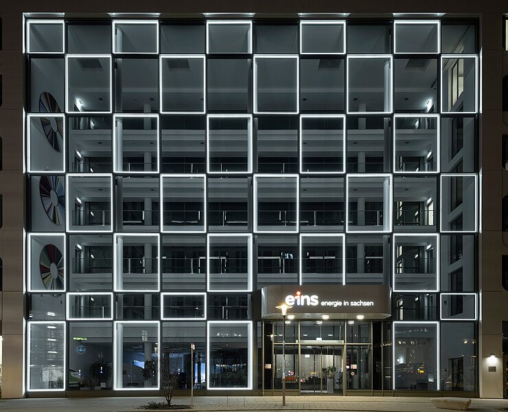 Hans Peter Kuhn, Lights light, 2025; Courtesy: eins energie in sachsen GmbH & Co. KG, Foto: Hans Peter Kuhn (Hans Peter Kuhn)