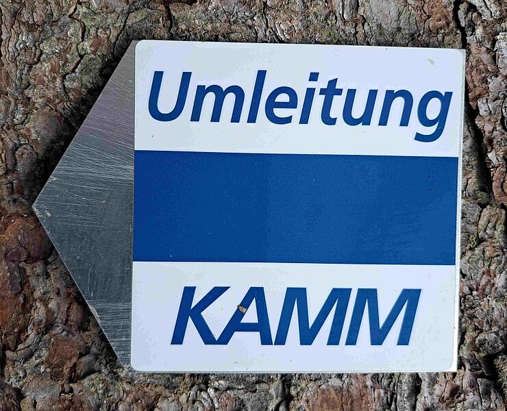 Umleitung Kammweg (B. Knöbel)