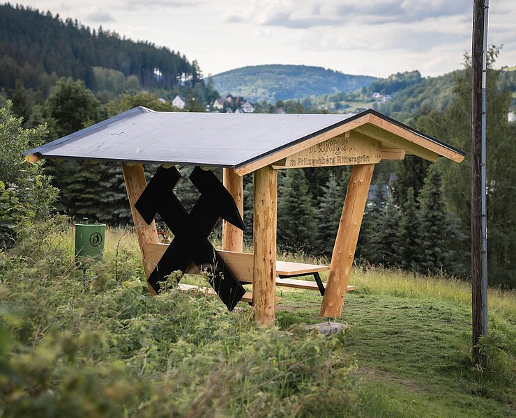 Freiberger Rastmöglichkeit in Rittersgrün (Tobias Rudelt)