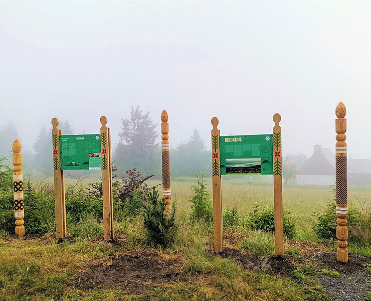 Infotafel an der Wetterwarte Zinnwald (Stadt Altenberg/Marcel Reuter )