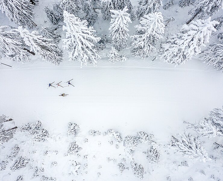 Skilanglauf in der Sparkassen Skiarena Oberwiesenthal (Studio2Media)
