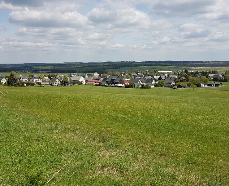 Blick über das Dorf Satzung ()