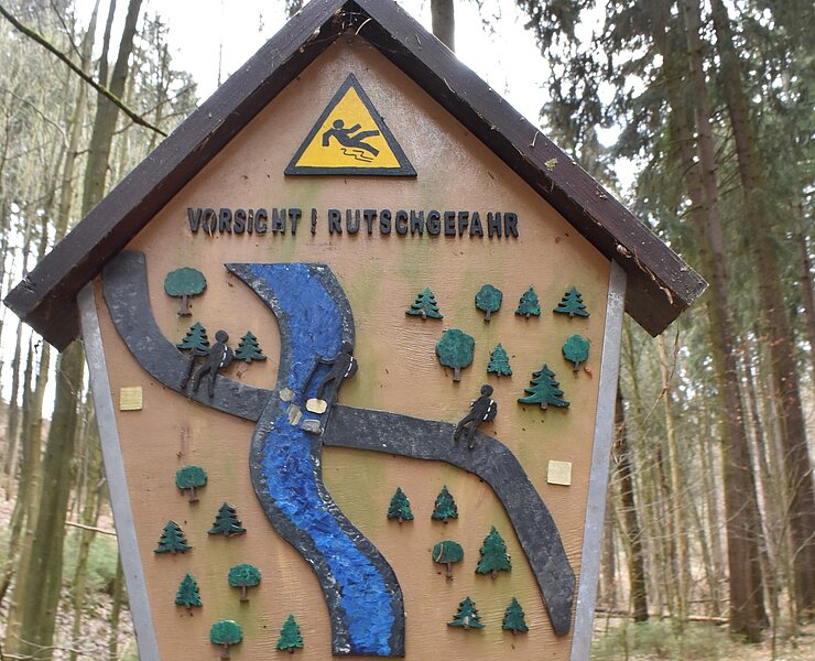 Flussquerung Tischautalwanderweg (Stadt Zschopau Schloss Wildeck)