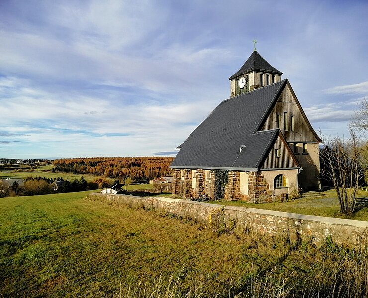 Kirche in Zinnwald ()