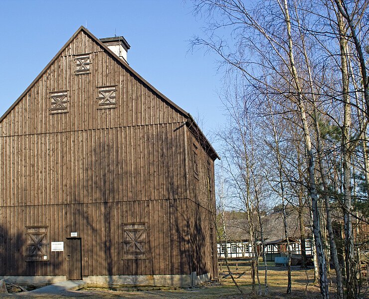 Rothschönberger Stolln - Lichtloch VII / Treibehaus mit Radstuben (WFE GmbH Annaberg-Buchholz)