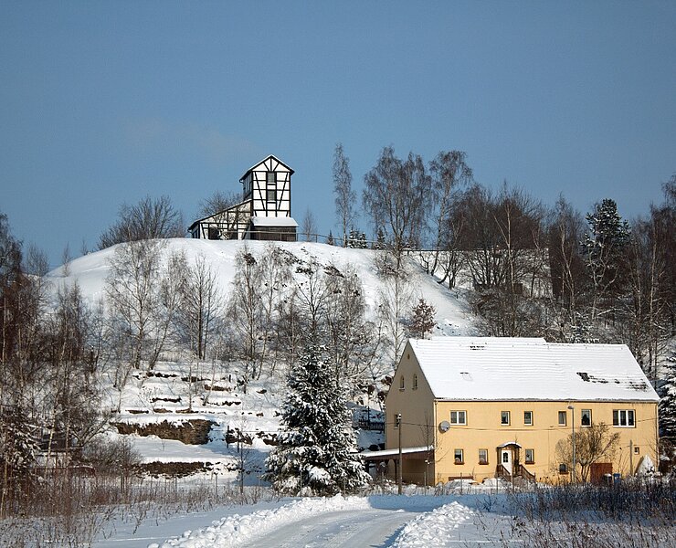 Rothschönberger Stolln - Lichtloch VIII / Halde (WFE GmbH Annaberg-Buchholz)