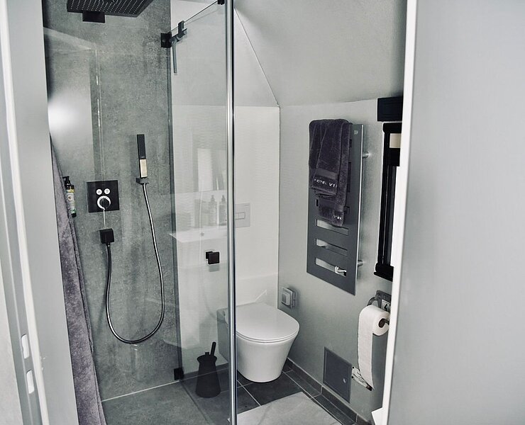 Themenzimmer Lokführer Bad, LokHotel V180 (Lok-Hotel V180)