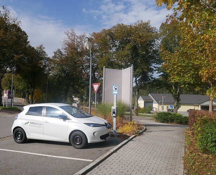 Ladestation Thermalbad Wiesenbad (B&uuml;rger Energie Drebach eG)