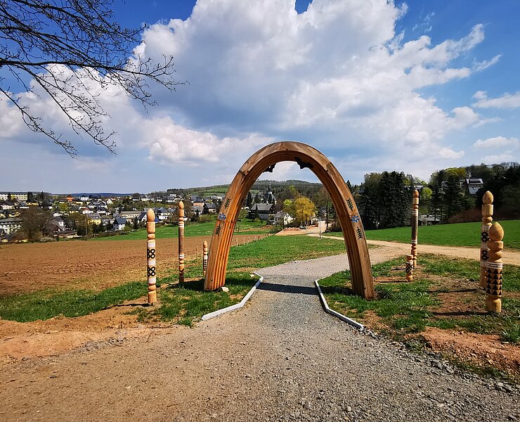 Portal und Infopunkt BLOCKLINE (Tourismusverband Erzgebirge e.V. )