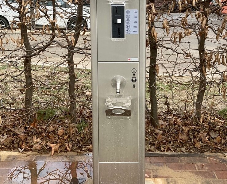 Versorgungsautomat Frischwasser (Stadtverwaltung Schwarzenberg)