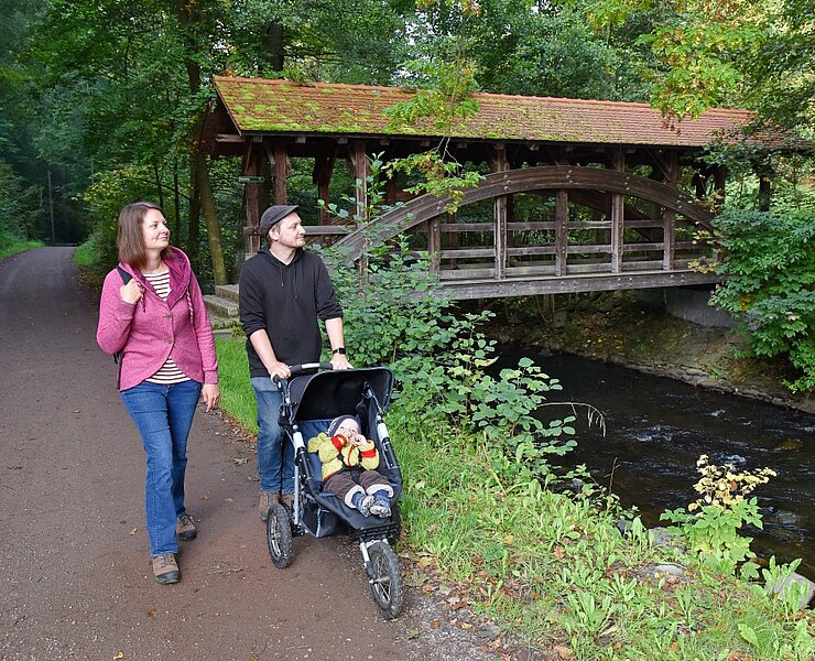 Semmelstegbrücke im Rabenauer Grund (Egbert Kamprath)