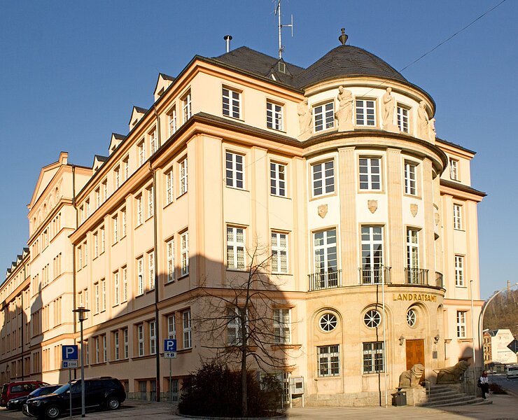 Sachzeugen der Montangeschichte Aue - Verwaltungsgebäude Besteckfabrik (WFE GmbH Annaberg-Buchholz)
