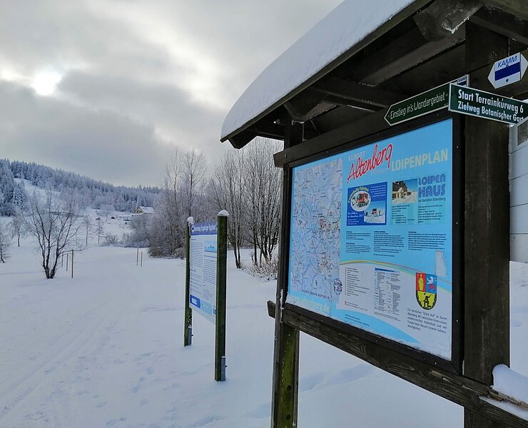 Loipeneinstieg Altenberg - Loipenzubringer ()