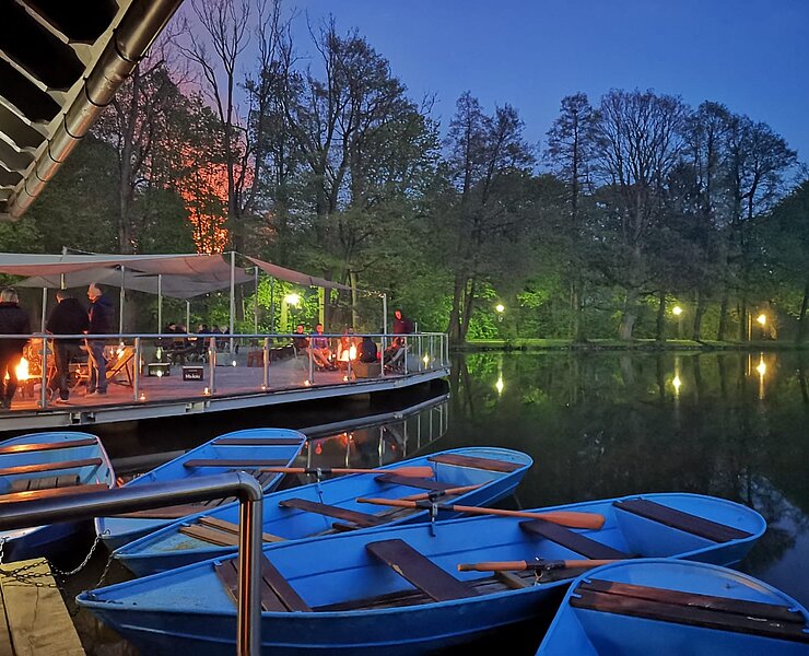 Abendstimmung am WALKBEACH (Stadt Stollberg)