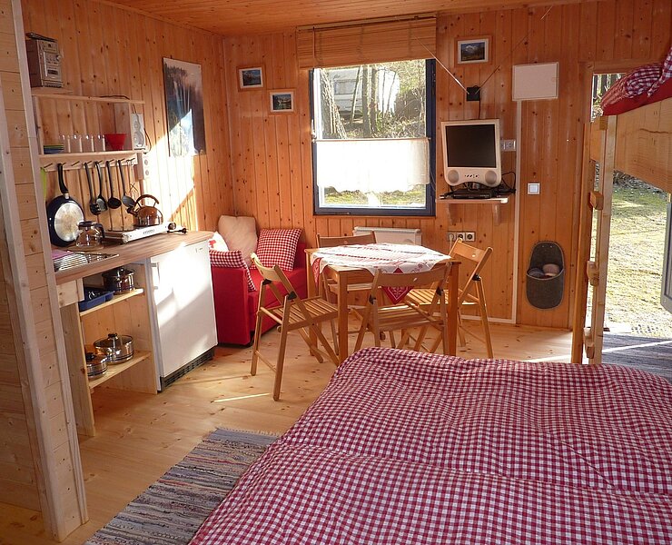 Berghütte im Waldcamping Erzgebirge ()
