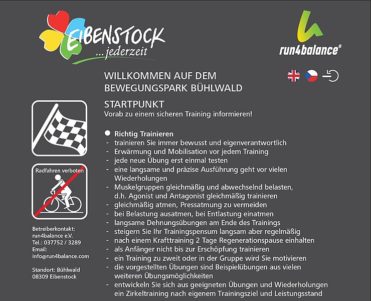 Startpunkt des Bewegungs-Parcours ()