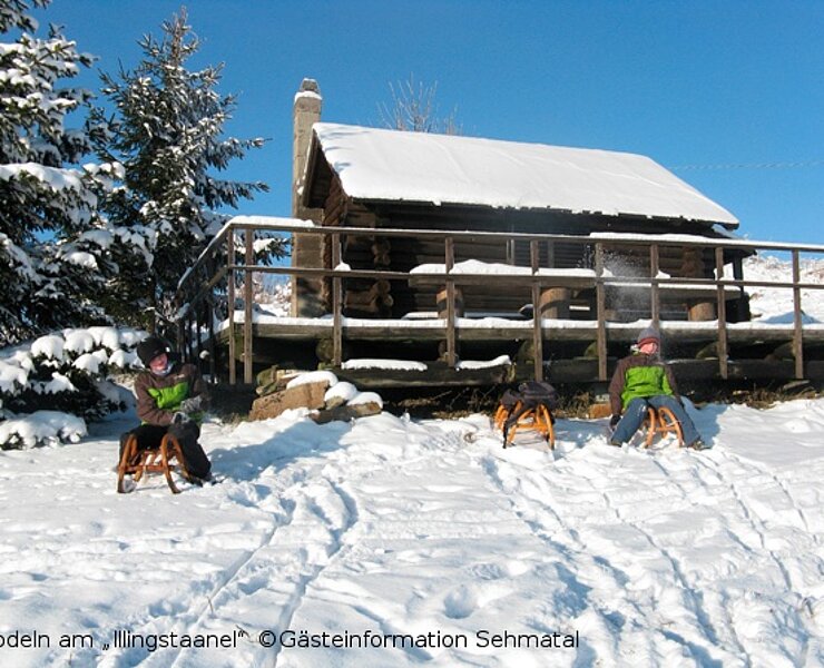Winterlandschaft bei Sehmatal-Neudorf ()