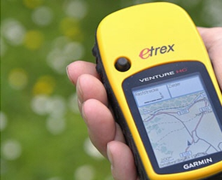 GPS-Rallye in Aktion (Kai Härtel, erlebnisschmiede-erzgebirge.de)